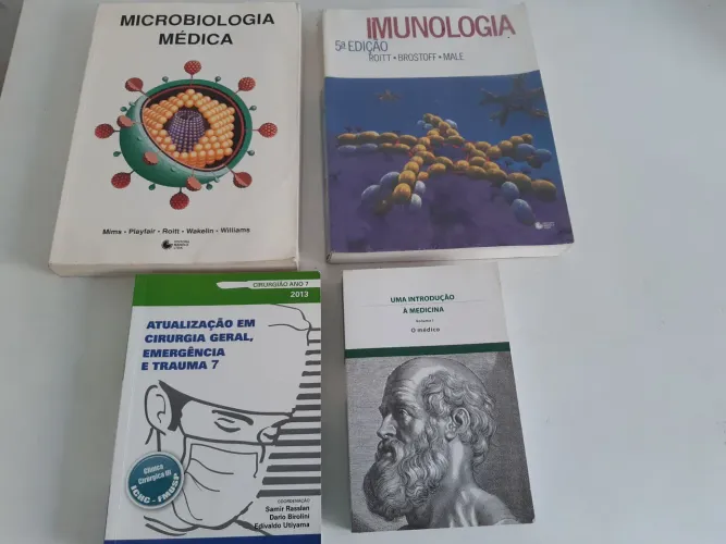 Kit livros de medicina