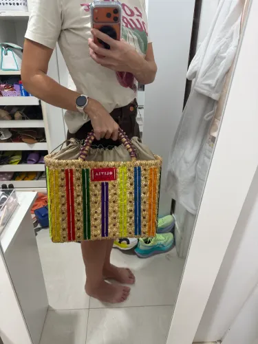 Bolsa Palha Artesanal Olivia Conceito 