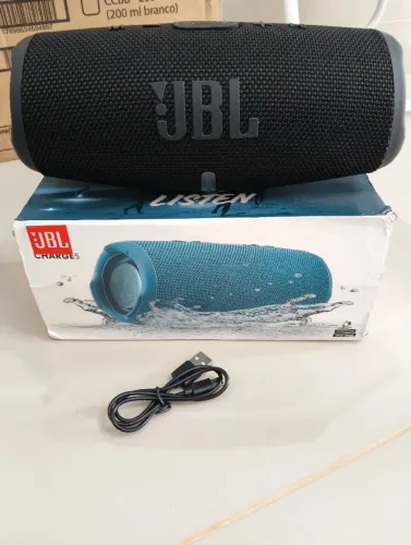 Caixa de Som Bluetooth Portátil Charge 5 Potente - Primeira Linha Premium