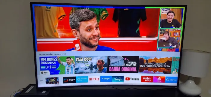 Smartv samsung 4k 49 polegadas curva