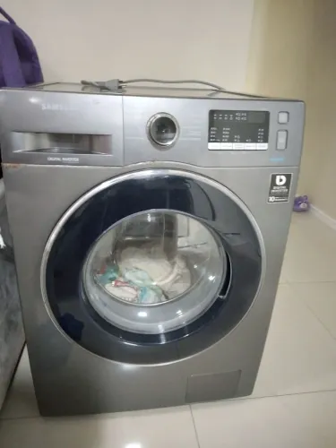Máquina de lavar lavar e seca Samsung inox