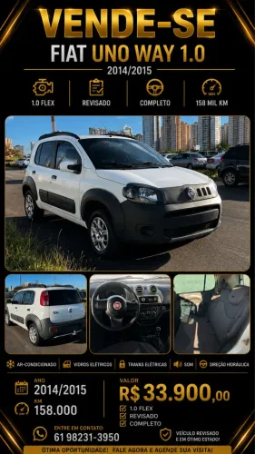 Fiat Uno WAY 1.4 EVO Fire Flex 8V 5P 2014