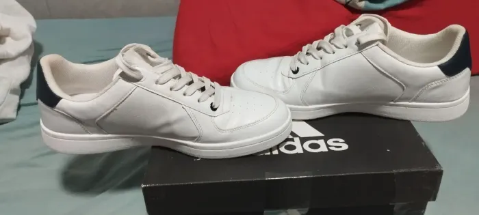 Tênis branco tommy hilfiger masculino Couro legitimo