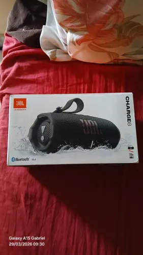 Caixa de som JBL charge 6 original e nova com todos acessórios