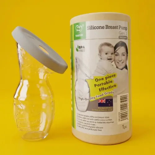 Bomba Coletora de Leite Haakaa - KIT com 3 un, PERFEITO ESTADO!