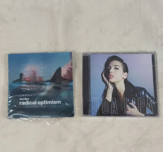 Cds Dua Lipa debut + radical optimism capa lenticular