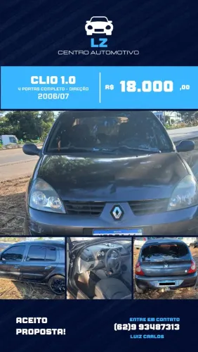 Renault Clio Authentique Hi-flex 1.0 16V 5P 2007