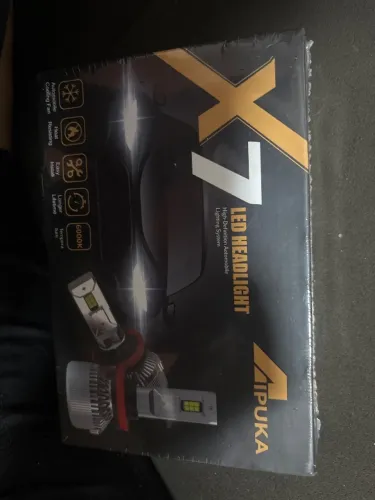 Par lâmpada LED H7 super farol 6500k branco frio alta potencia 12V e 24V Carro, moto 