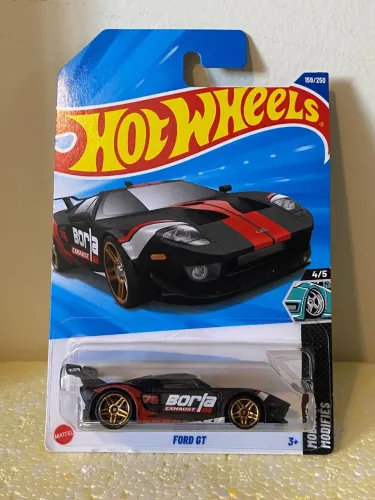 Carrinho Hotwheels Ford GT Preto Novo 1:64 Hot Wheels