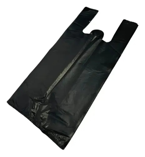 Sacola Reciclada Reforçada Preta 1 kg