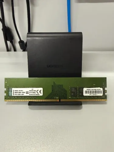 Memória Ram Ddr4 Kingston 8gb KVR26N19S8/8, Zerada