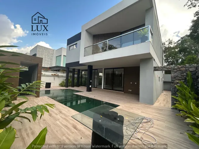 Alphaville 2 / 456m² / 4 suítes / climatizada / energia solar / área gourmet e piscina