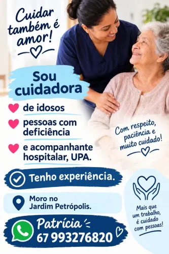 Cuidadora e acompanhante hospitalar