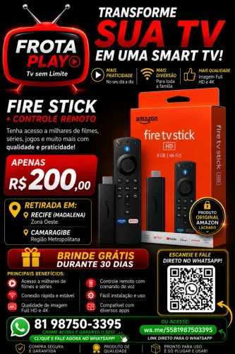 Fire stick da Amazon original e lacrado 