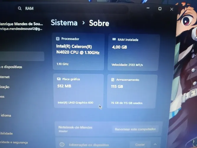 Notebook positivo