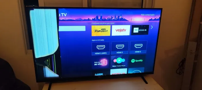 TV AOC ROKU 43 POLEGADAS (COM DEFEITO)