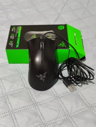 Mouse Gamer Razer DeathAdder Essential Original - Na Caixa - Pouco Uso