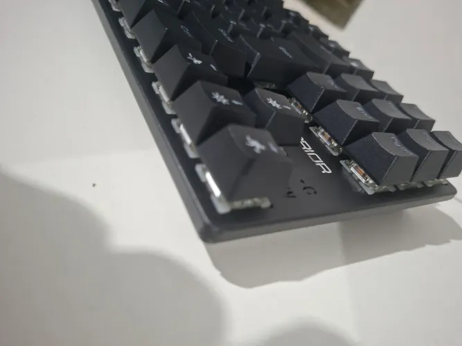 Teclado mecânico gamer alumínio