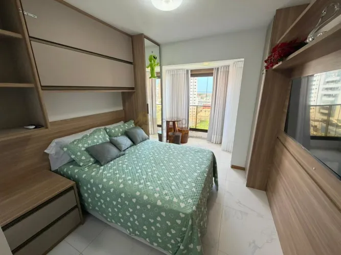 Apartamento Mobiliado para Locação em Salvador, Armação, 1 dormitório, 1 banheiro, 1 vaga