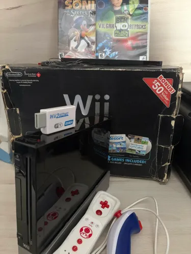 Nintendo Wii Preto Video Game