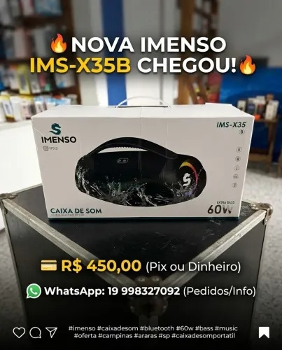 Caixa bluetooth