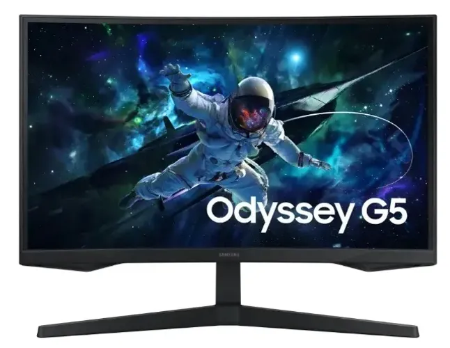 Monitor Gamer Samsung Odyssey G5, 27 , Qhd, 165hz Cor Preto