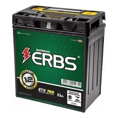 Bateria 7Ah Marca HERBS para Moto