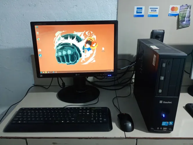 Pc computador completo i3 560 4gb memória 160gb completo entrega grátis