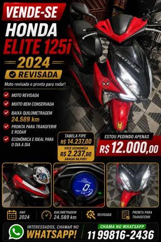 Vende se moto Honda elite