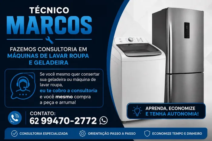 Consultoria técnica, você que deseja arrumar o seu próprio eletrodoméstico