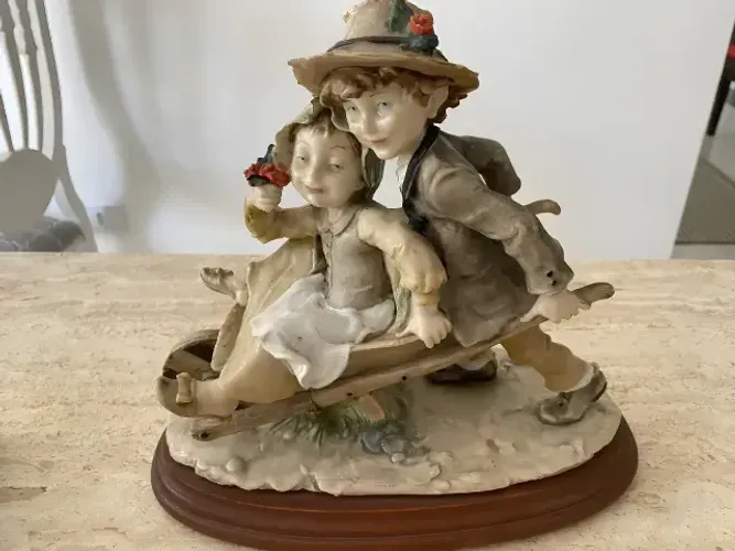 Estatua Rara Antiga Italiana Divertida