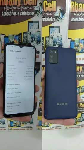 Vendo um Samsung A02s capa e película