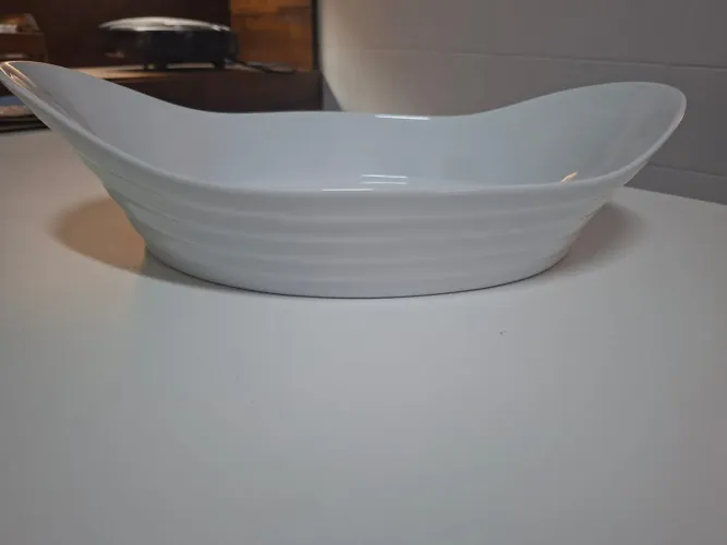 Travessa ovalada porcelana