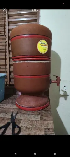 Filtro de Barro Três Bicas (1 vela)