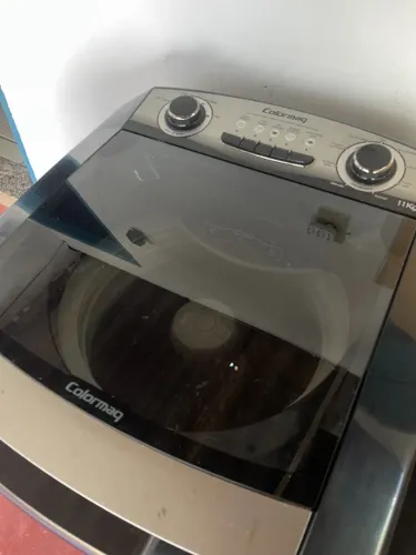 Máquina de Lavar Colormaq Automática 11kg - Preta - 5 programas - 730 RPM
