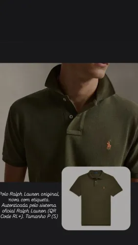 Polo Ralph Lauren Original Classic Fit P Nova com Etiqueta