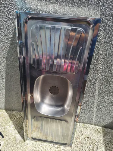 Tampo de pia inox
