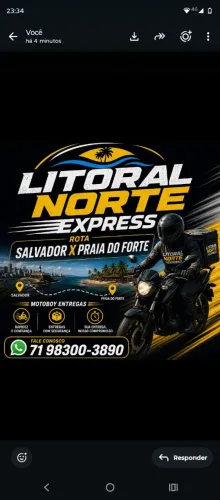 Entrega : salvador , Lauro de Freitas , jaua/ Arembepe ,barra de Jacuípe ,praia do forte