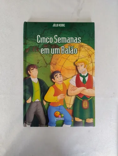 Livro Cinco semanas em um balão (Júlio vierne) Usado