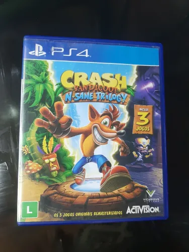CRASH BANDICOOT N'SANE TRIOLOGY - 3 EM 1 - PS4