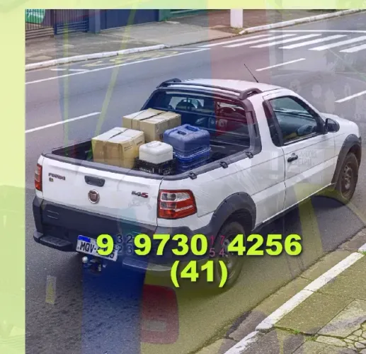 Frete disponível! Contato: 41?9?9730?4256 - Isac faz sua mudança com segurança!