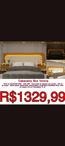 Cabeceira Box Innova