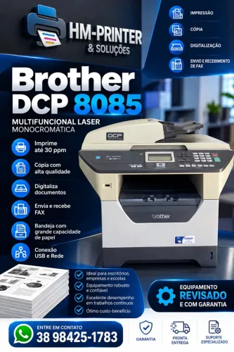 Impressora brother dcp 8085
