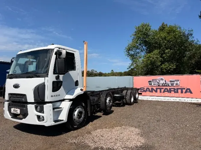 Ford Cargo 2429 8X2 2017 Caminhão Bitruck Completo Revisado No Chassi