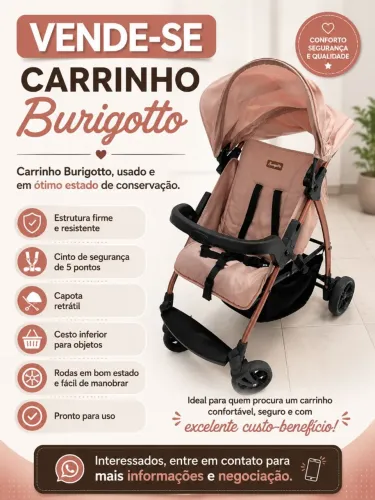 Carrinho de Bebê - Burigotto