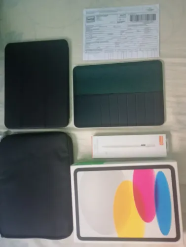 Tablet iPad A 16/ 11 Novo! Com película, caneta, capa carregador.