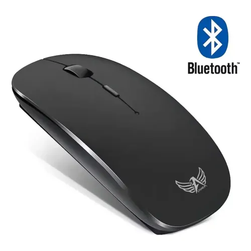 Mouse sem fio com Led Altomex AG-690 Preto Bluetooth