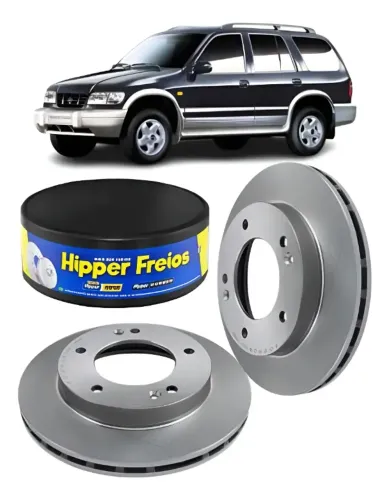 Par ( 02 ) Disco de Freio Dianteiro KIA MOTORS SPORTAGE 94/2003