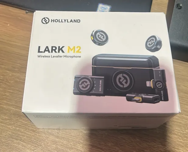 Microfone de lapela holly land mark m2