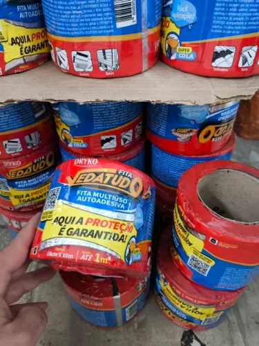 Fita Manta Aluminizada 10cm R$24,90 rolo Pix 
